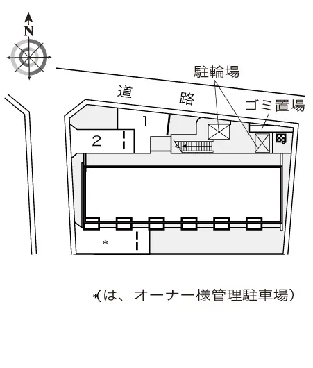 ★手数料０円★東大阪市花園本町　月極駐車場（LP）